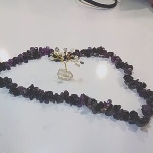 Amethyst Necklace And Tree Of Life